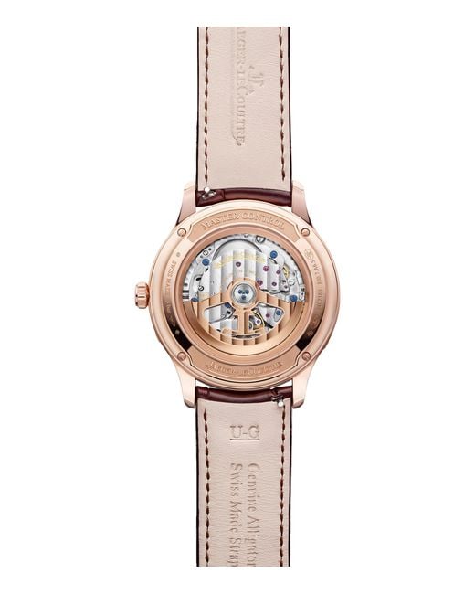 Jaeger-lecoultre Gray Rose Master Control Calendar Watch for men