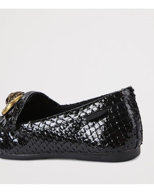 Kurt Geiger Black Leather Chelsea Loafers