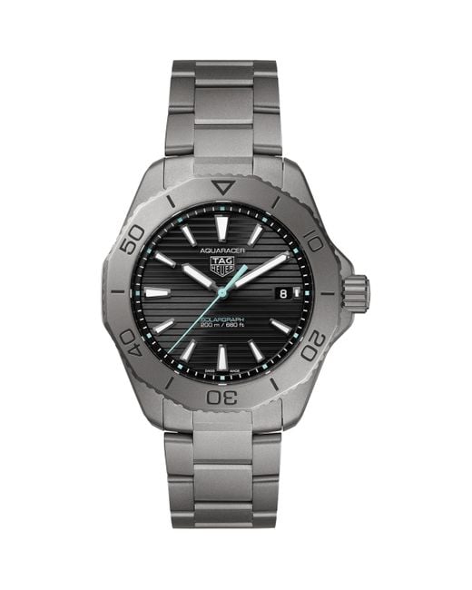 Tag Heuer Metallic Titanium Aquaracer Professional 200 Watch for men
