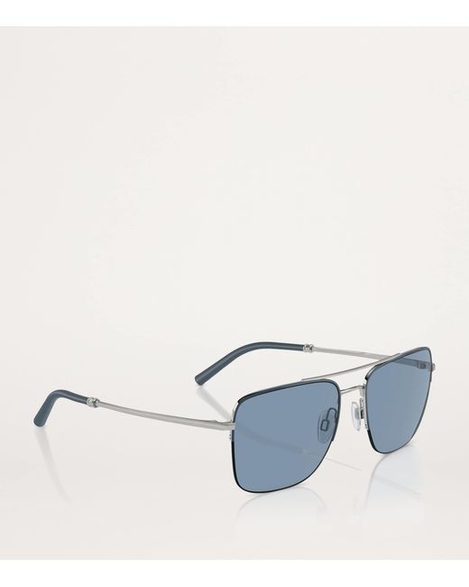 Oliver Peoples Blue Metal R-2 Sunglasses for men