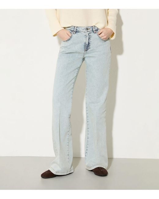 MAX&Co. Blue Flared Jeans