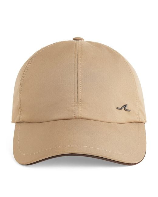 Paul & Shark Natural Typhoon Platinum Sharkfin Baseball Cap for men