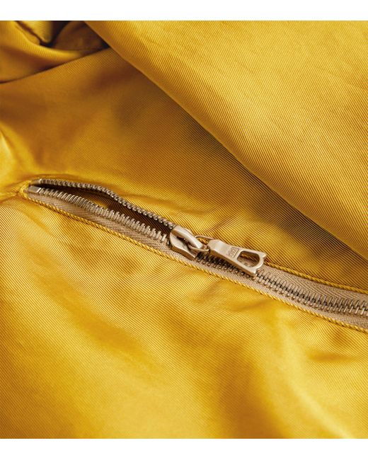 Dries Van Noten Yellow Zip-up Cargo Jacket for men