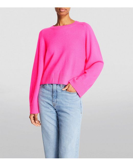 Crush Pink Cashmere Omar Sweater
