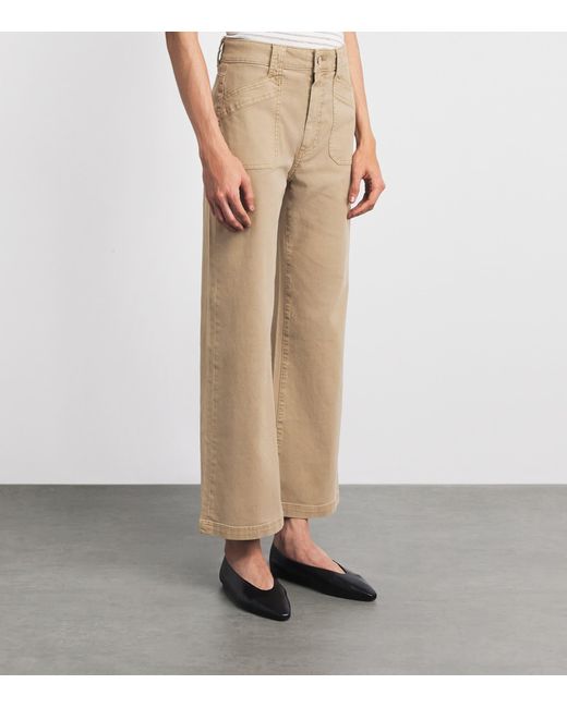 PAIGE Natural Ari Bootcut Jeans