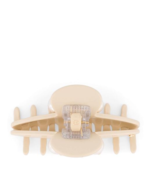 Alexandre De Paris Natural Oversize Pearl-Detail Claw Hair Clip