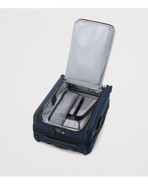 Tumi Blue Alpha 4 Large Dual Access Expandable Cabin Suitcase