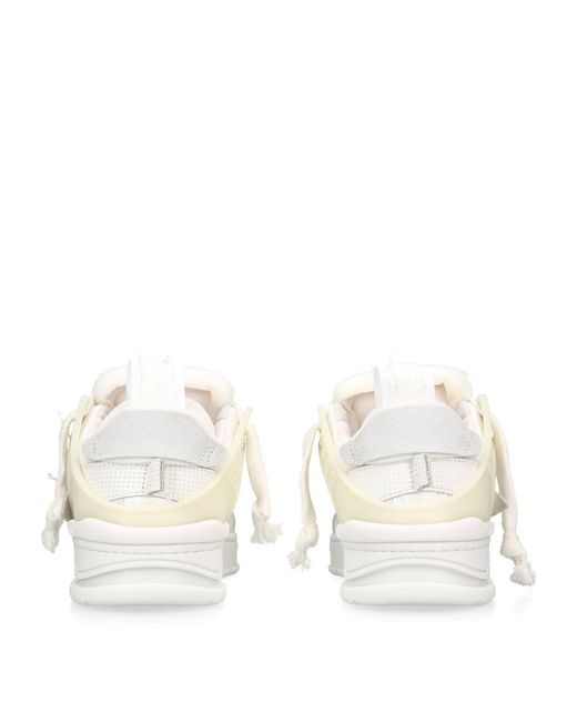 Axel Arigato White Leather Area Patchwork Sneakers