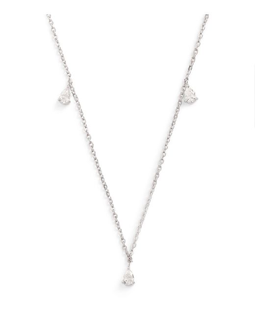 Harrods Metallic And Diamond Necklace