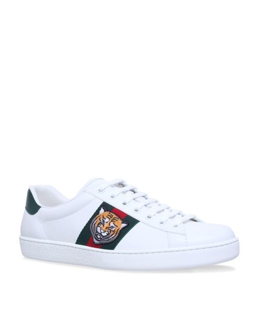 Gucci Blue Tiger Ace Sneakers for men
