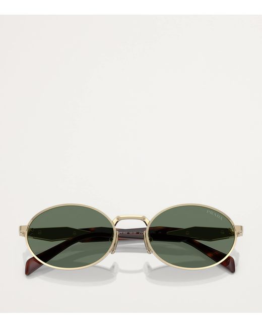 Prada Green Acetate Pr65Zs Sunglasses