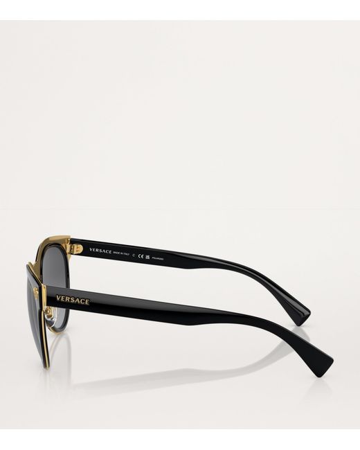 Versace Black Metal 0Ve2198 Sunglasses