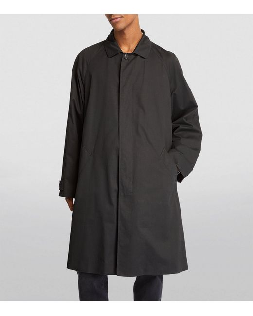 The Row Black Cotton-blend Clayton Coat for men