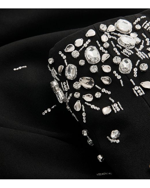 Jonathan Simkhai Black Embellished Arta Dress