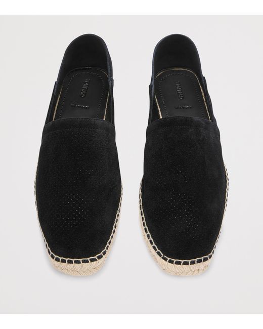 Tom Ford Black Suede Espadrilles