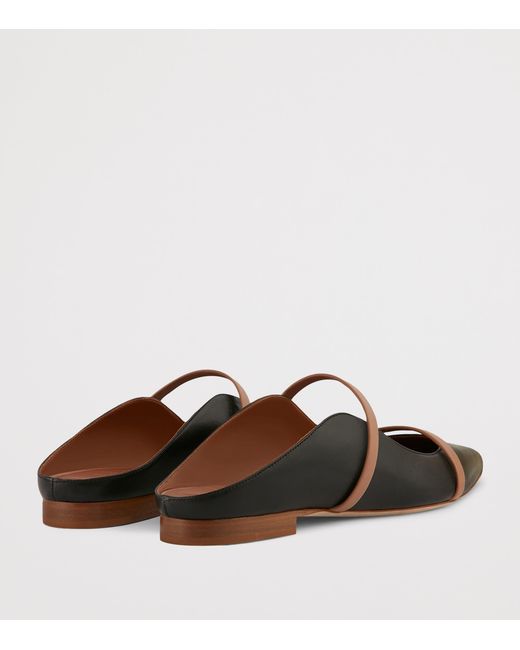 Malone Souliers Black Leather Maureen Mules