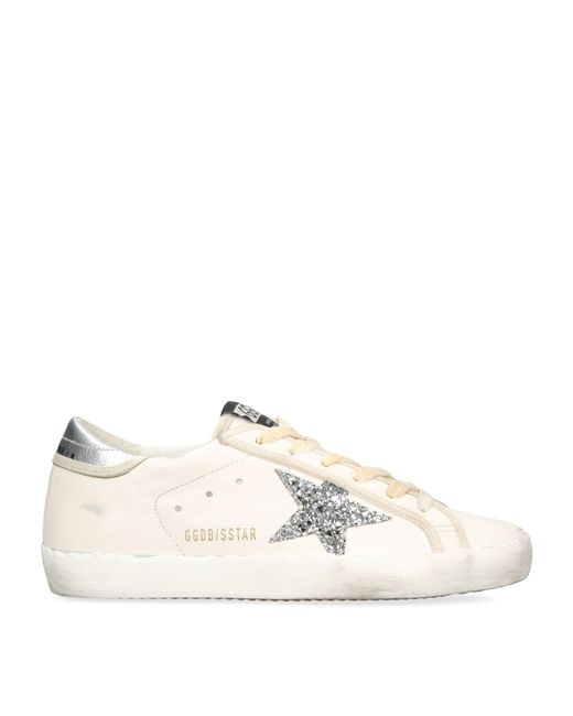Golden Goose Deluxe Brand Natural Leather Super-star Sneakers