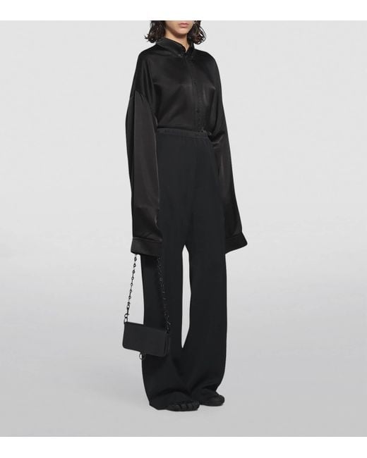 Balenciaga Blue Elasticated-Waist Trousers