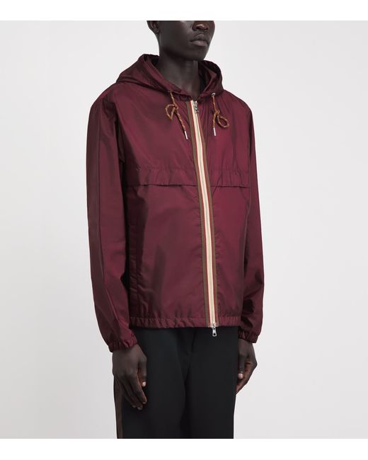 Moncler Purple Water-Repellent Hooded Nidge Jacket for men