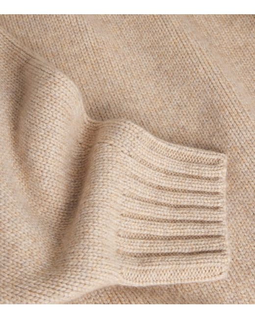 Johnstons Natural Cashmere Round-Neck Sweater