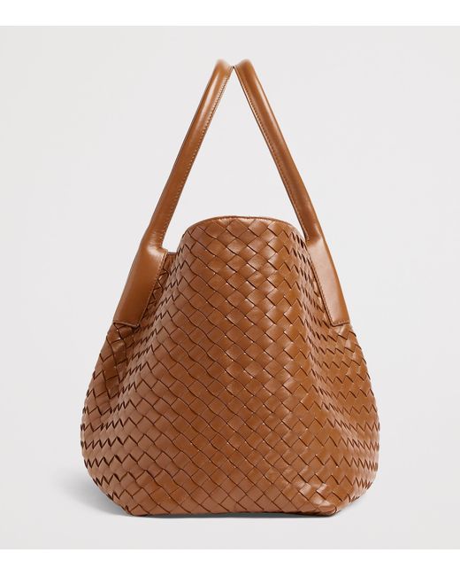 Bottega Veneta Brown Leather Pinacoteca Tote Bag
