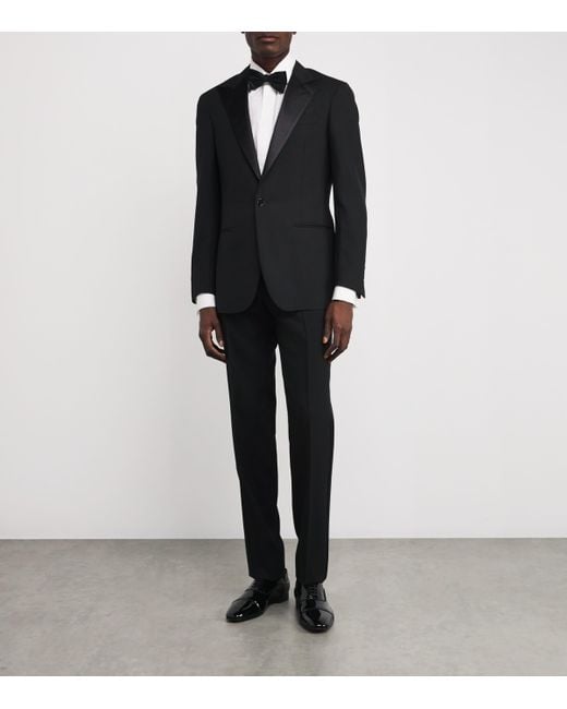 Polo Ralph Lauren Black Wool Peak-Lapel Tuxedo for men