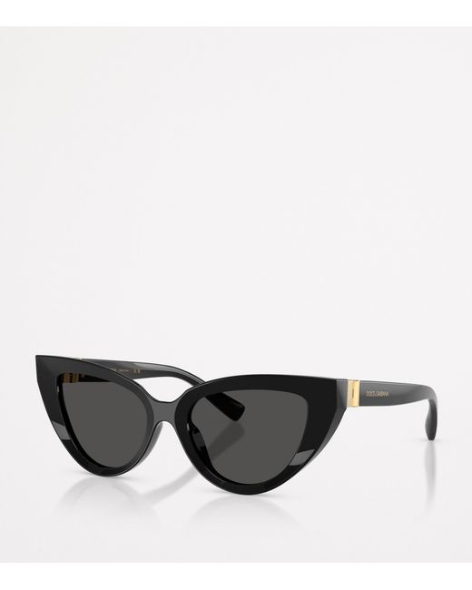 Dolce & Gabbana Black Cat Eye Sunglasses