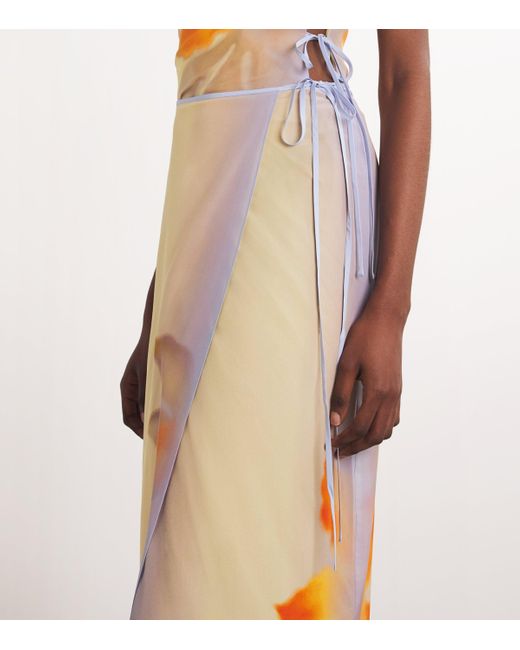 Sir. The Label Natural Silk Serene Maxi Skirt