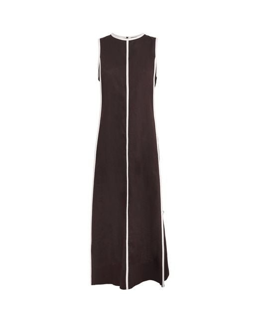 ME+EM Purple Effortless Maxi Dress
