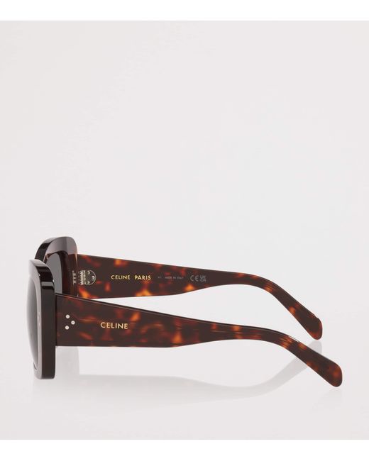 Céline Brown 3 Dots Cl40321I Square Sunglasses