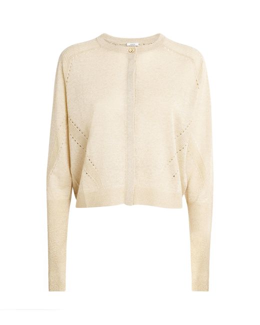 Joseph Natural Lurex-Knit Tasse Cardigan
