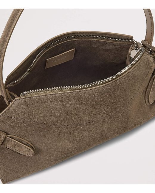 Ralph Lauren Brown Small Suede The Ralph Shoulder Bag