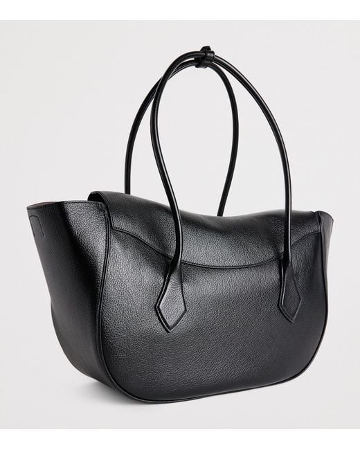 Polo Ralph Lauren Black Large Leather Polo Blaze Shoulder Bag