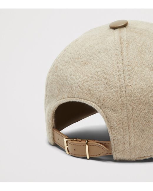 Max Mara Natural Monogram Cap