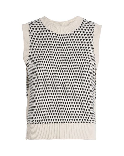 Varley Multicolor Cotton Knowles Sweater Vest
