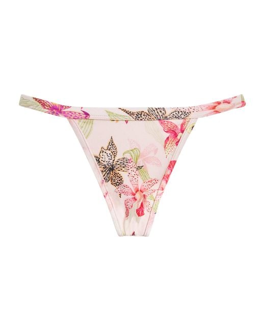 PATBO Pink Orchid Bloom Bikini Bottoms