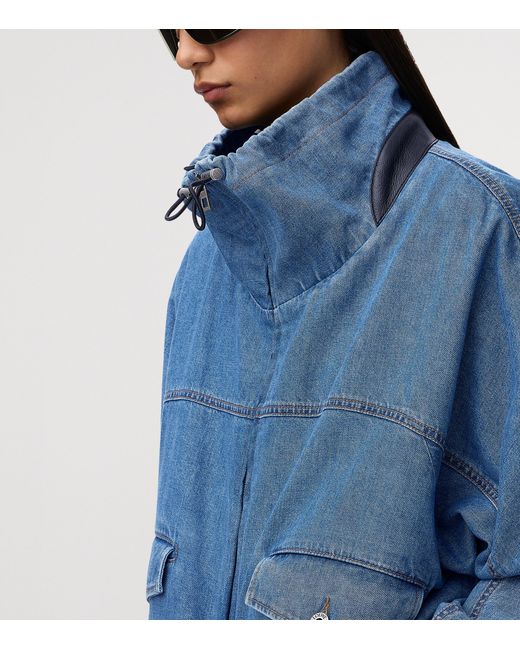 Loewe Blue Denim Bomber Jacket