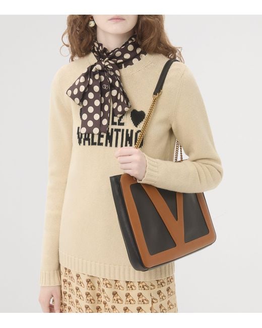 Valentino Natural Chez Sweater