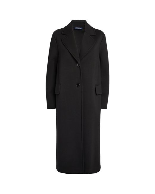 Max Mara Black Single-breasted Coat