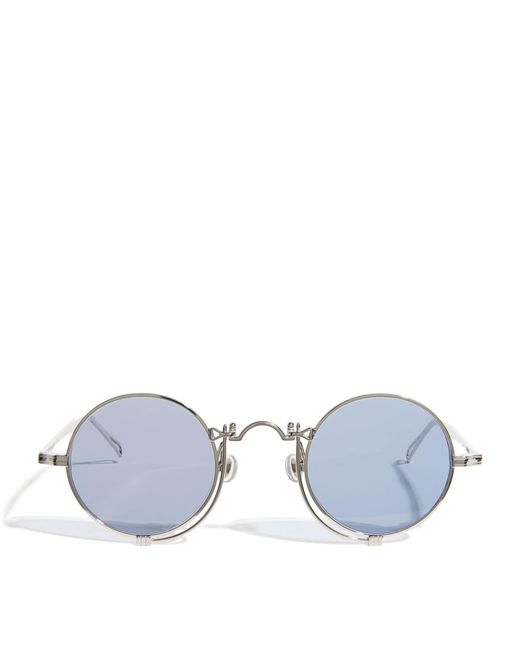 Matsuda Blue 10601H Round Sunglasses for men