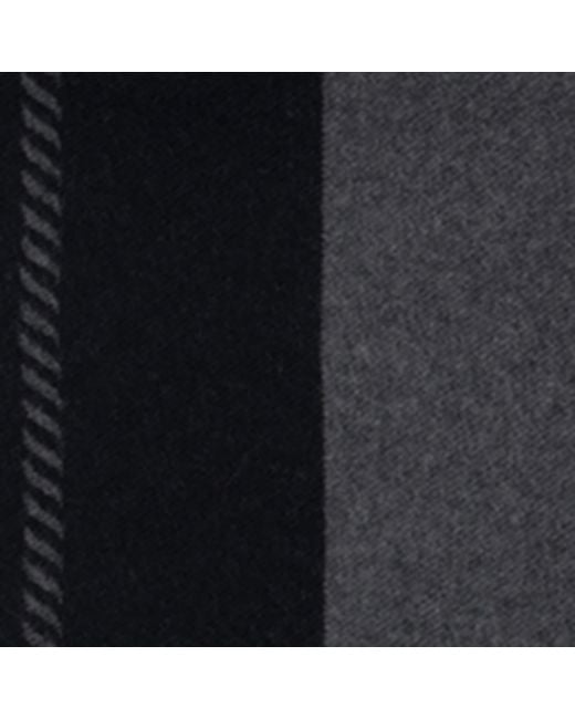 Prada Black Wool Logo Scarf for men