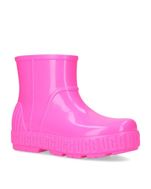 UGG Synthetic Drizlita Rain Boots in Pink - Lyst