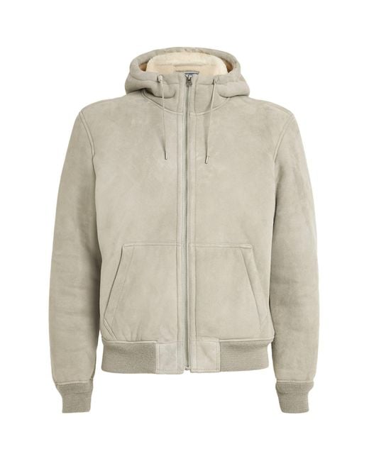 Polo Ralph Lauren Gray Shearling Jacket for men