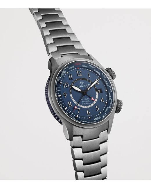 Bremont Gray Titanium Altitude Mb Meteor Time Zones Watch