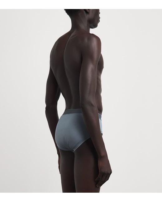 Zimmerli of Switzerland Gray Sea Island Cotton Briefs for men
