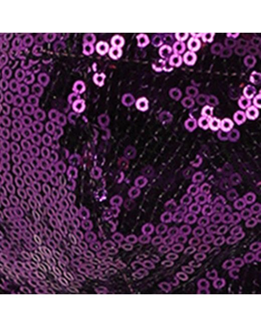 Dolce & Gabbana Purple Sequinned Balconette Bra