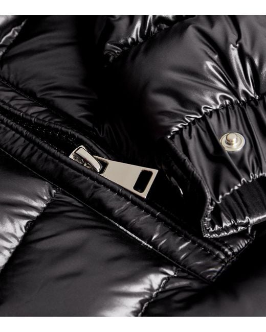 Moncler Black Hooded Dalles Puffer Jacket