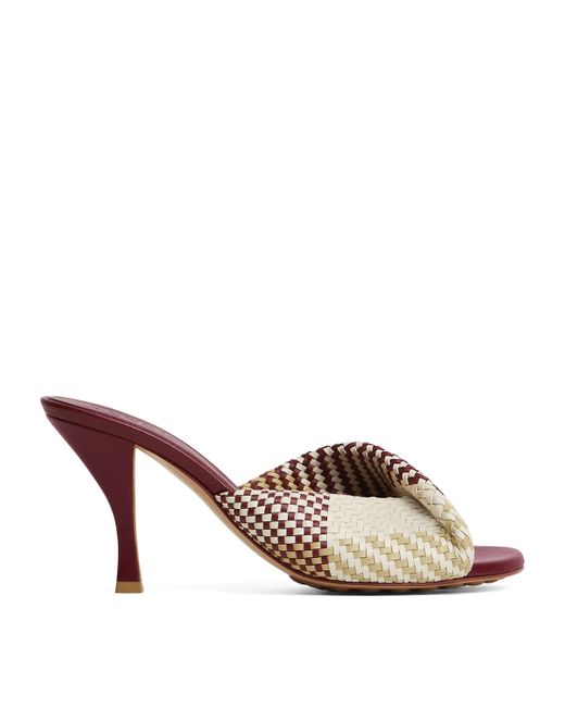 Bottega Veneta Brown Leather Intrecciato Blink Mules 80