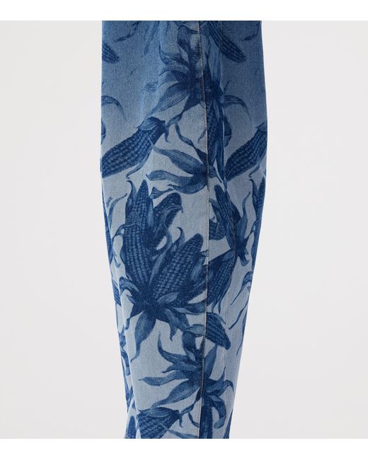 Loewe Blue X Paula's Ibiza Anagram Barrel Jeans