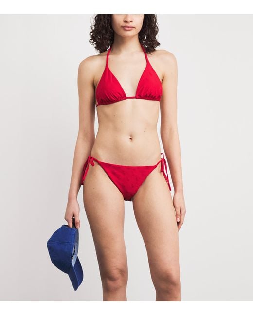 Polo Ralph Lauren Red Jacquard Bikini Briefs